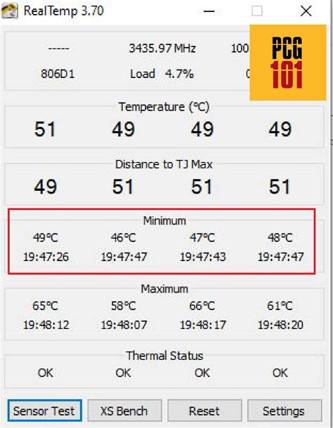 temperature pc.